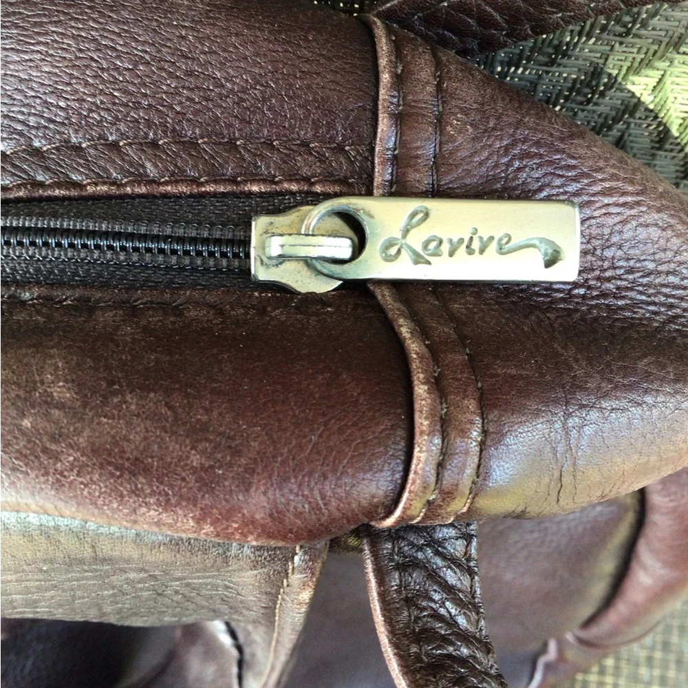 Lavive Brown Leather Vintage Brown Leather Sling Bag
